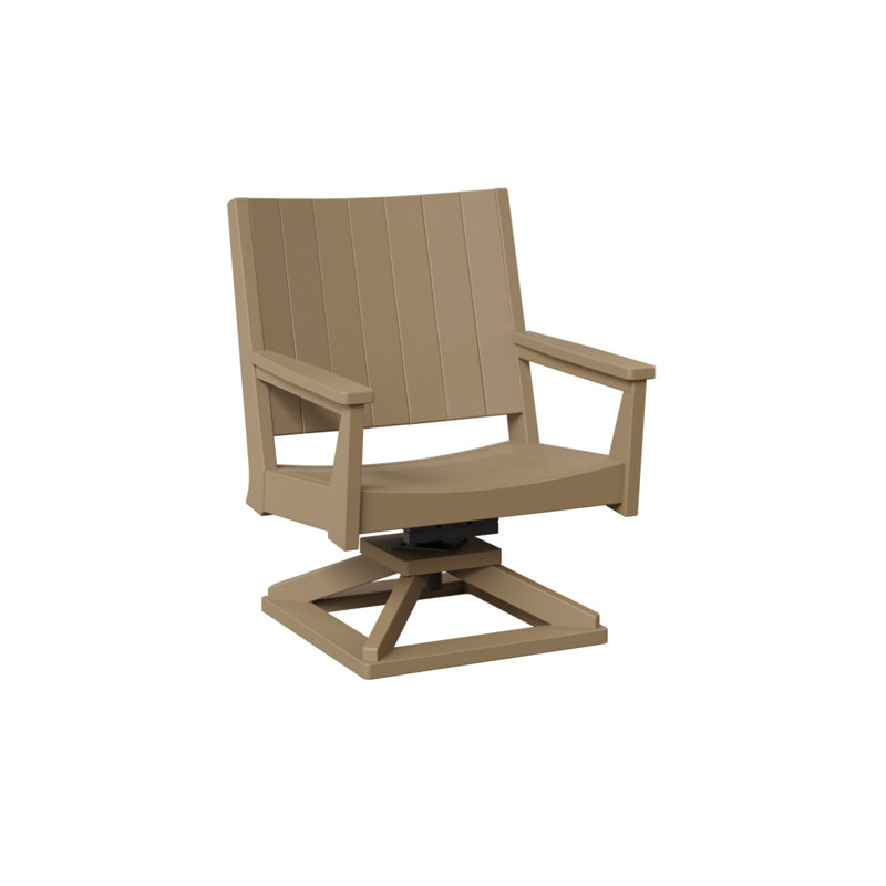 Chaise berçante pivotante berlinois berlinois berlin, Bois vieilli