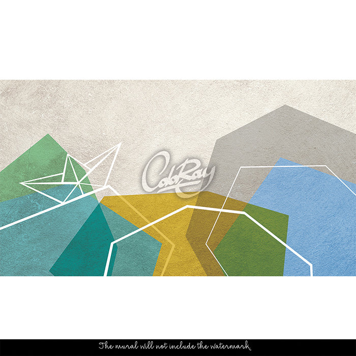 Bellfield Matte Peel & Stick Mural, 152 x 104cm