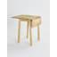 Callaway Rubberwood Rectangular Wood Top Dining Table