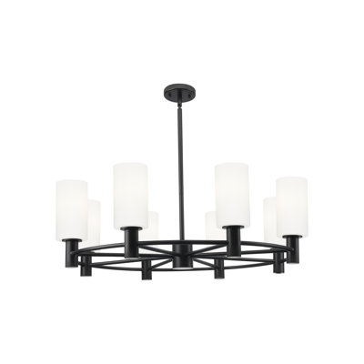 Crown Point 8 Light Stem Hung Chandelier