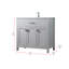 Ensemble de meuble-lavabo simple 36 po avec dessus en marbre Harrison-911672665