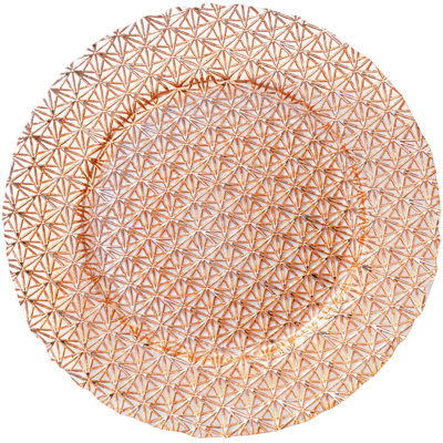 Glass Abstract Charger