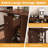 Multifunctional Folding Dining Table With Wall Mounted Sideboard And Storage Cabinet-1758683662