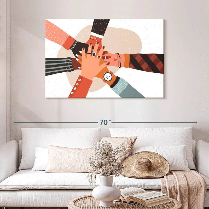 Hiromasa Racial Unity, 30" H x 45" W