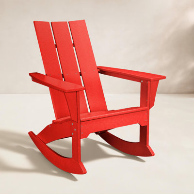 POLYWOOD® Modern Rocking Adirondack Chair