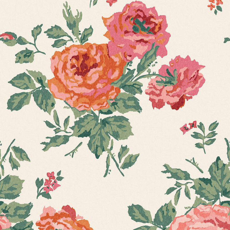 Cath Kidston Archive Rose Pink Blooms, Pink