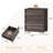 Louby Farmhouse Nightstands With Charing Station,Gray-481973451
