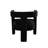 Scout Dining/Accent Chair In Black Boucle Fabric