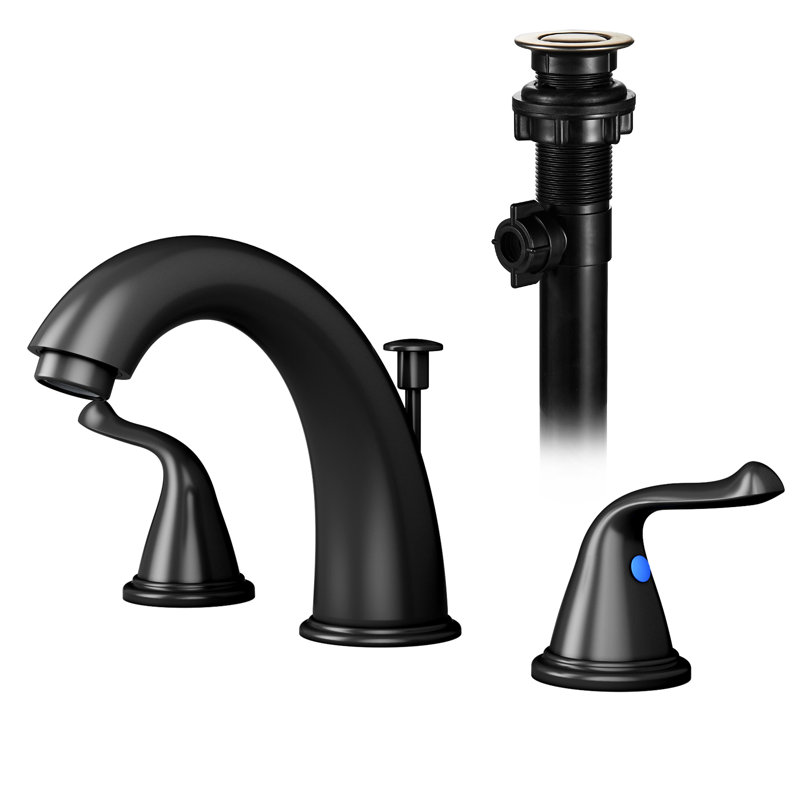 Deck Tub Spout, Black