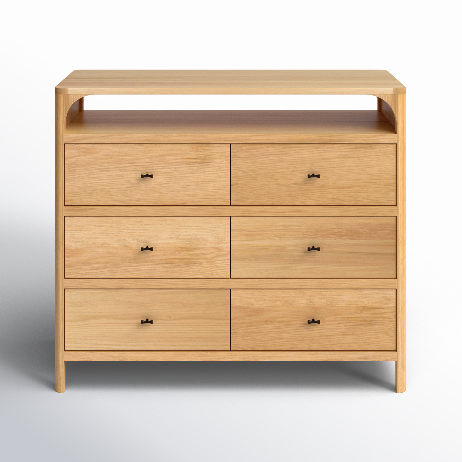 Kaela 6 - Drawer Dresser, Natural Oak