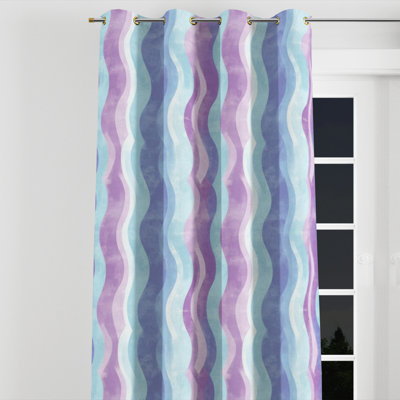 Kids Abstract Curtain panels - Azriela Twin Grommet Curtain - 1 Panel