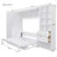 Lit escamotable Murphy avec placard, tiroirs et tablettes-2048120590-2048120589