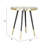 Particle Side Table Black & Gold