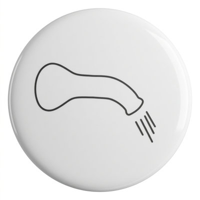 Bouton en porcelaine pour poignées à pointes croisées avec bec de baignoire Image