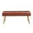 Cirilla Faux Leather Upholstered Bench