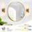 Modern Brushed Gold Wall Sconce Light Fixture For Bathroom Vanity, Bedroom, And Kitchen, E26 Bulb Compatible, Easy Installation, Versatile Design