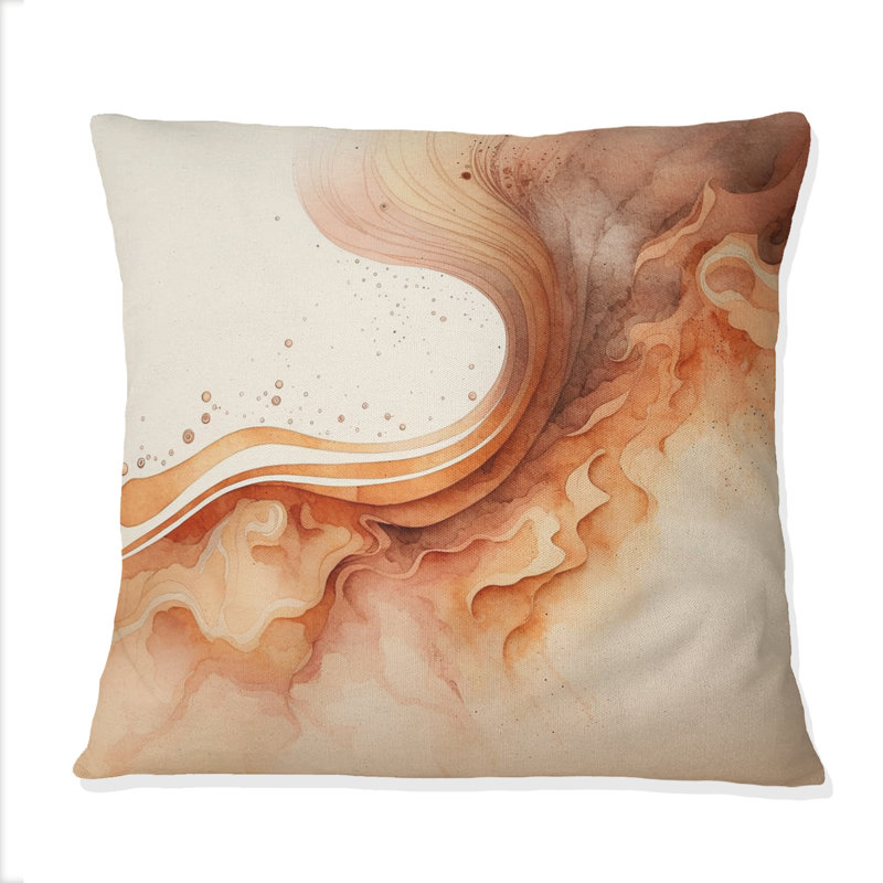 Coussin Wanderings In Canyon Ridge III - Abstract