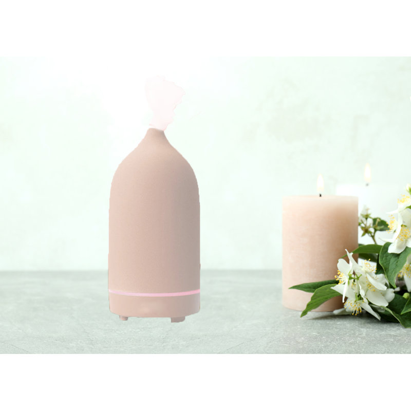 Diffuseur d'huiles essentielles ultrasonique à aromathérapie avec lumières DEL