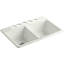 Brookfield 33" L x 22" W x 9-5/8" Under-Mount Double-Equal Kitchen Sink-10935857