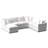 Cecelia 119" W Sinuous Springs 6-Person 3-Piece U-Shaped Sectional-1845995568-1845997498