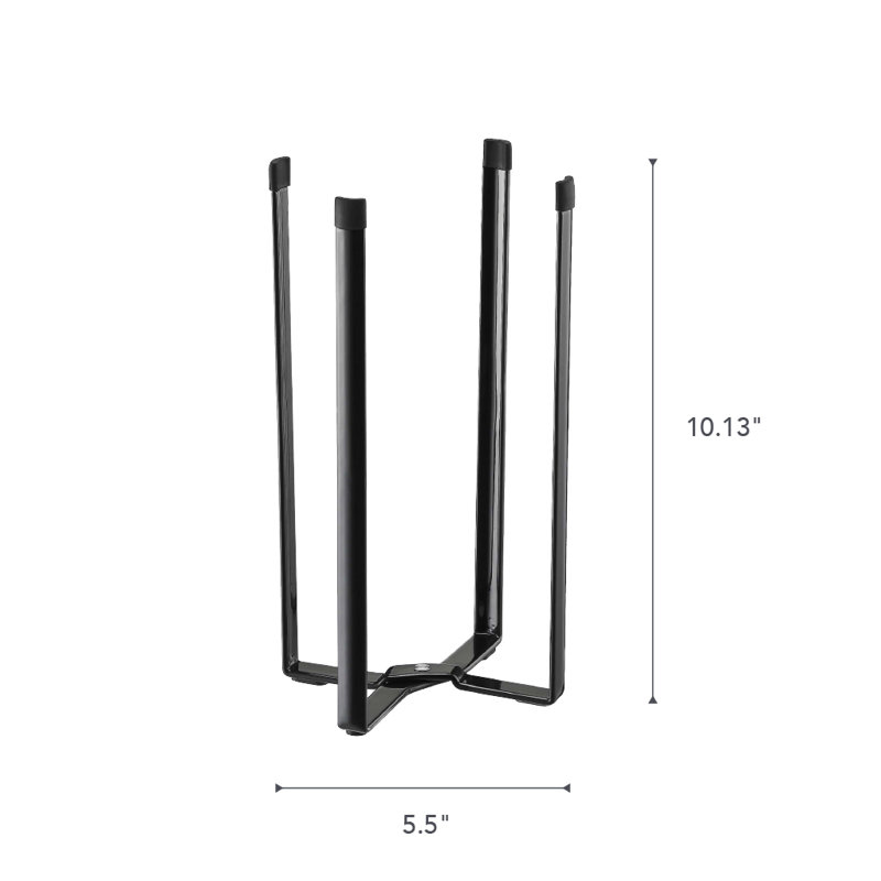 Tower Yamazaki Home Kitchen Multi Eco Stand, Multifunctional Plastic Bag Holder, Water Resistant, Black