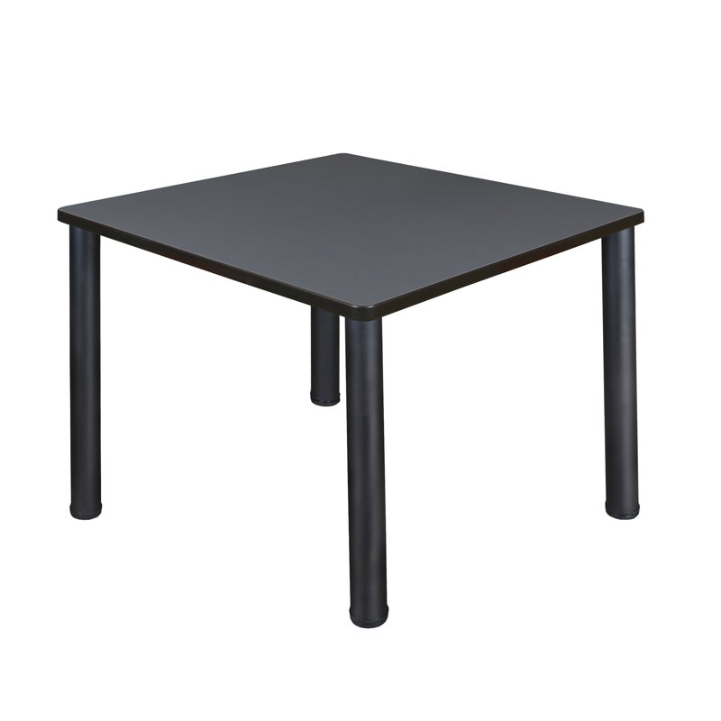 Plateau de table Kee, H 29 po x L 30 po x l 30 po, Noir, gris