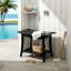 Banc de douche en bambou 23,75 "Mitch-275836285