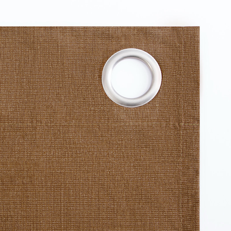 Pecan Blackout Thermal Insulated Grommet Curtain Panel