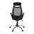 High-Back Ergonomic Office Chair with Adjustable Height and Armrests, Black Mesh