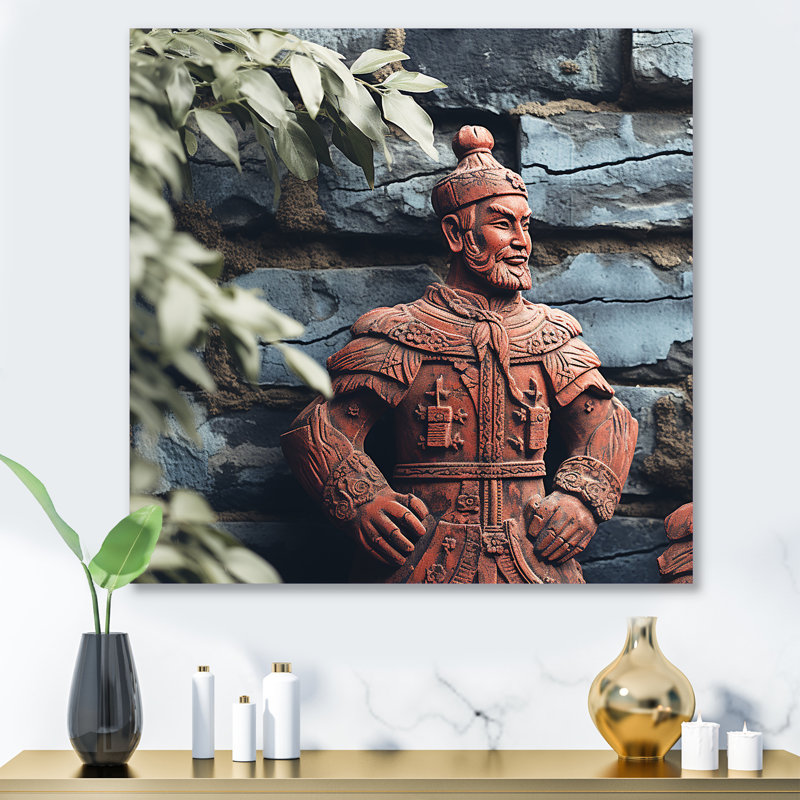 «China Terracotta Warriors 4», art mural en porcelaine, H 36 po x l 36 po