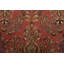 Tapis oriental traditionnel en laine rose noué à la main 4 pi 2 po x 6 pi Fine Sarouk