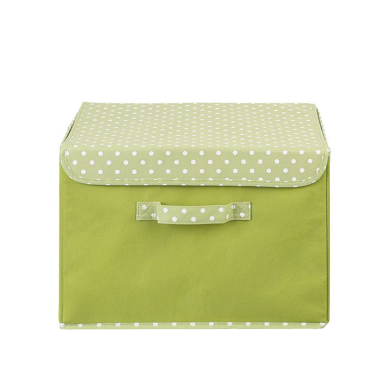 Rebrilliant Fabric Decorative Bin, Green