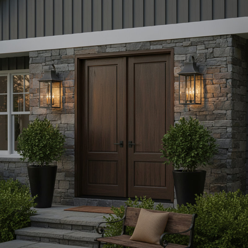 Hetzel Aluminum Wall Light, 24.5" H x 8.5" W x 9.75" D