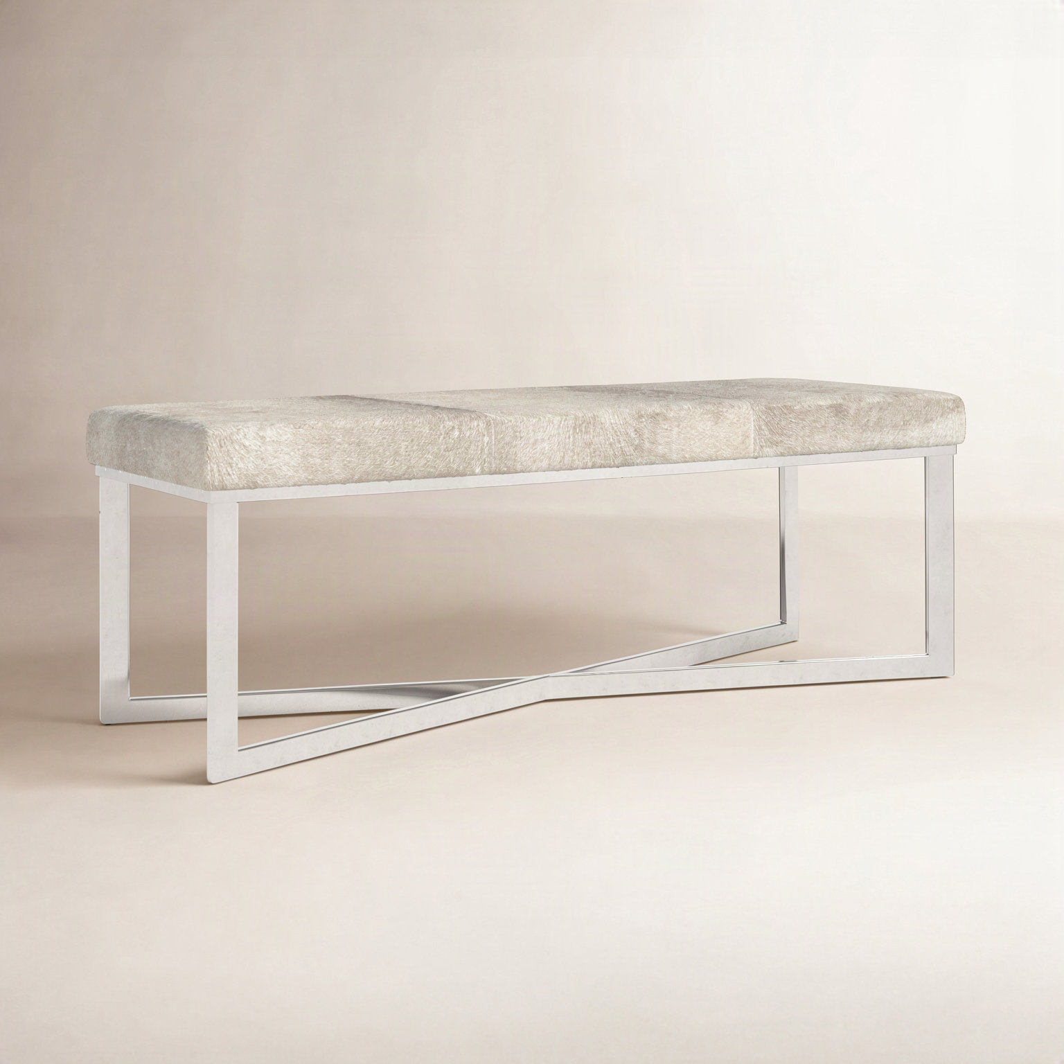 Kianda Genuine Leather Bench
