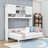 Queen Wood Murphy Bed with Ample Storage Space