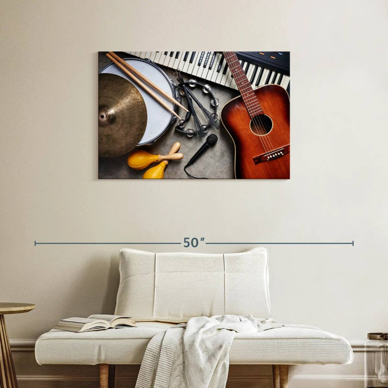 Abarca Musical Instruments Medley, 24" H x 36" W