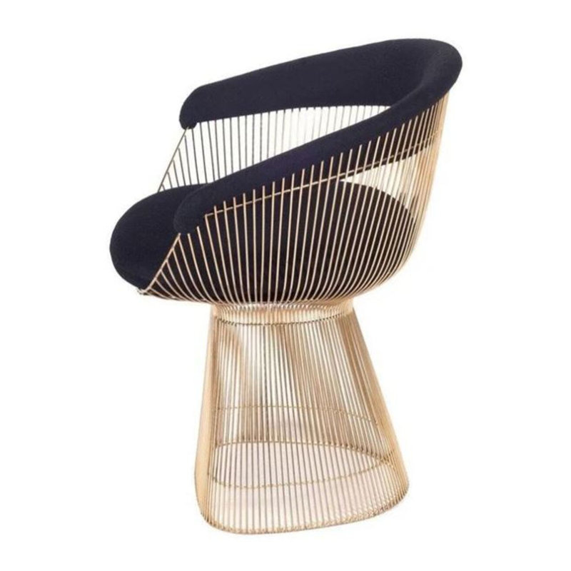 Halan Dining Chair, Gold
