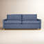 Louisa 87" Square Arm Sofa Bed with Reversible Cushions with USB-593116739