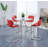 Cavanagh Round Glass Top Metal Base Dining Table