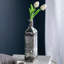 Vase décoratif en verre argenté décoratif Accent