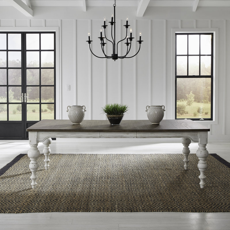 Chalita Rectangular Dining Table Set, 6 Pieces: Table, Bench, 4 Chairs