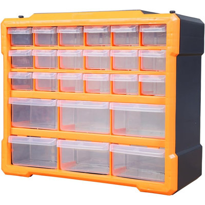 24 Drawers Storage Cabinet Organizer: Conv...