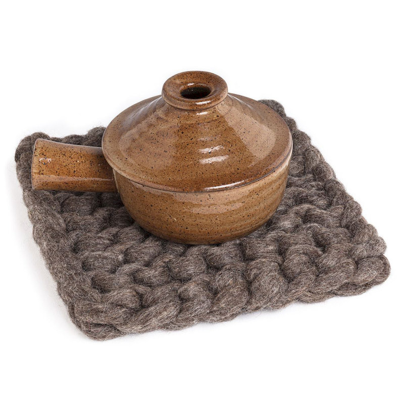 Chunky Kniv Trivet, Brun