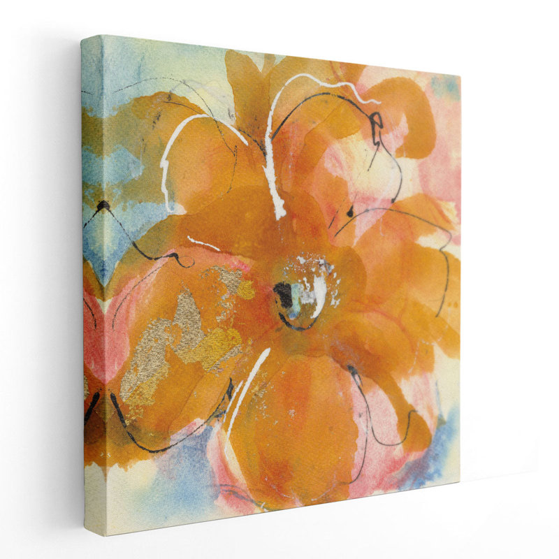 Amber Wash II - reproduction d'art sur toile, H 16 po x l 16 po