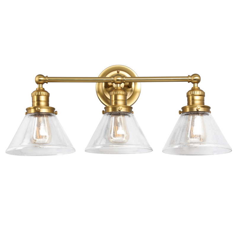Vannatta 3 - Light Dimmable Vanity Light, Satin Gold