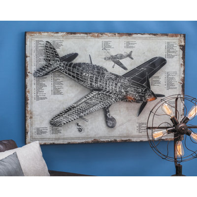 Unframed Graphic Art on Wood