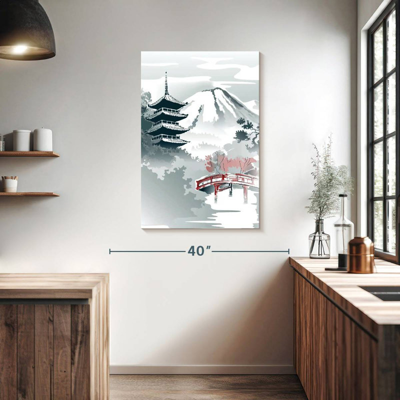 Aime Japanese Bridge, 39" H x 26" W