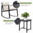 Beauman Metal 2 - Person Rocking Seating Group with Cushions-2129342193