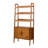 Angelith 36"W Ladder Storage Shelf Bookcase with Solid Wood Legs-1085117088