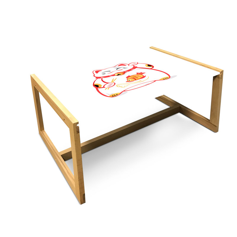 Isaque Sled Coffee Table, 90cm H x 62cm W x 40cm D